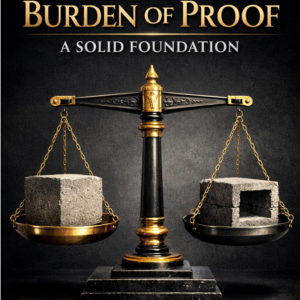 Burden Of Proof: A Solid Foundation