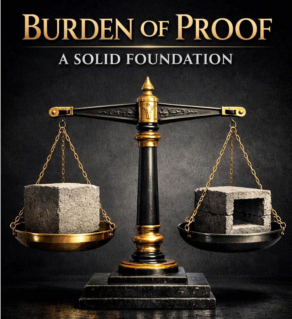Burden Of Proof: A Solid Foundation